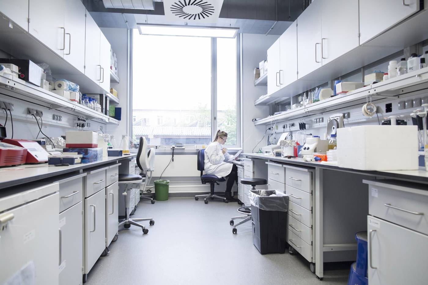 Inside the SML Laboratories facility in Eastbourne